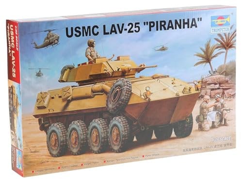 Trumpeter 00349 Kit de Maquette USMC Lav 25 Piranha 5,1 cm