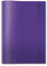 HERMA 7496 Heftumschlag A4 Transparent Violett Lila, Hefthülle aus strapazierfähiger & abwischbarer Polypropylen-Folie, durchsichtige Heftschoner für Schulhefte, farbig