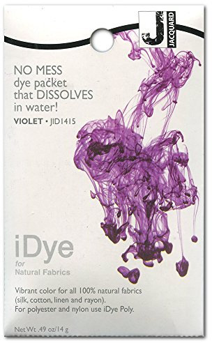 Jacquard JAJID1415 Fabric, Violet iDye Stofffarbe, Veilchen, c1