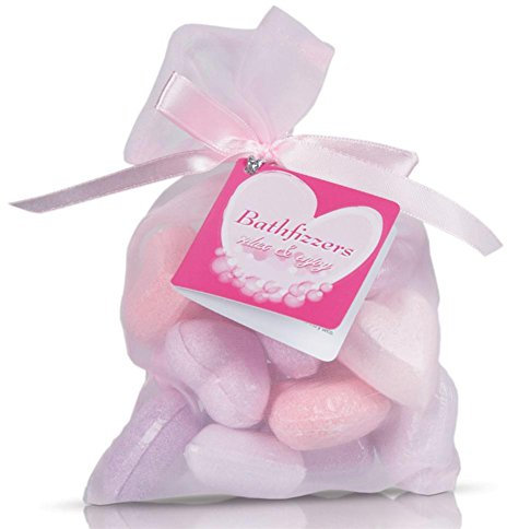 Out of the blue 2 x 10 Herzförmige Badekugeln für mehr Romantik im Bad