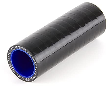 10cm Silikon-Schlauch Verbinder ID-Ø 45mm schwarz 200°C | AUSWAHL | Rohr-Kupplung Adapter Muffe Manschette Ladeluft LLK Kühler Turbo-Lader Silikon Schlauch ohne Logo Kühlmittel Gummi Motor