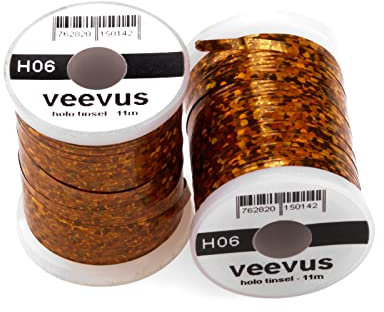 VEEVUS Holografisches Lametta, Kupfer, Large