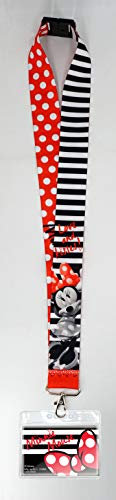 Disney Minnie Mouse Deluxe Lanyard, Multi Color