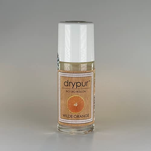 drypur • BIO DEO Rollon • WILDE ORANGE • 100% natürlich • ohne Aluminium, Alkohol oder künstliche Zusätze • Naturkosmetik Deodorant im Deo Roller • vegan • ohne Parabene und Silikone