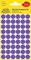 AVERY Zweckform 3115 Selbstklebende Markierungspunkte, Violett (Ø 12 mm; 270 Klebepunkte auf 5 Bogen; Runde Aufkleber für Kalender, Planer und zum Basteln) Papier, matt