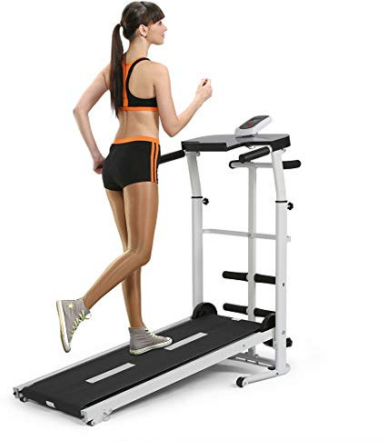 Homelikesport Manuelles Laufband ohne Strom Laufen Trainingsgerät 110 x 45 x 105 cm