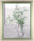 myposterframe Bilderrahmen 50 x 70 cm Artemis Echtholz zweifarbig Grün Weiß Vintage mit Kunstglas klar 1 mm