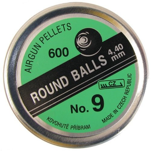 DJ Round Balls Punktkugeln No.09, Kal. 4,4mm / Cal.173, 600 STK. in der Schraubdose