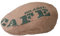 Herrenmützen Flatcap Sackleinen/Jute Print Cafe Brasil Sportmütze (57)