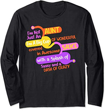 Tante Drôle I'm A Big Cup Of Wonderful Aunt Manche Longue