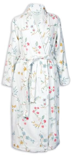 PiP Studio Bademantel Les Fleurs weiß XXL