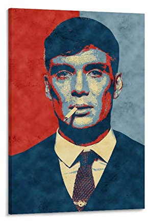 TINGTAI Tommy Shelby Peaky Blinders The Bloody Gang Filmposter, dekoratives Gemälde, Leinwand, Wandkunst, Wohnzimmer, Poster, Schlafzimmer, Malerei, 30 x 45 cm