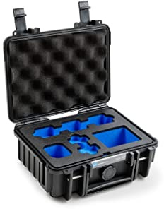 B&W International GmbH Transportkoffer Outdoor für ActionCam DJI Action 2 Power Combo oder DJI Action 2 Dual-Screen Combo - Typ 500 schwarz 500/B/Action2 230x180x90 (Typ 500)