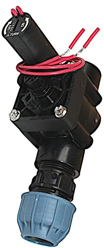 HUNTER Magnetventil PGV-101-G-B 1 IG mit PE Kupplung 25/32-1 AG Ventil Kugelventil mit Durchflussregulierung (mit Kupplung 25 x 1  AG) Schwarz