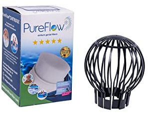 PureFlow Rückspülgitter für Rohre über 60mmØ - Verhindert das ungewollte Ausspülen von Filtermaterial in Pools mit Abläufen über 60mm Durchmesser