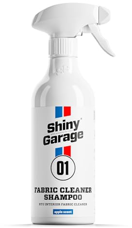 SHINY GARAGE - Auto Polsterreiniger - Autositz Reiniger - Trockenwäsche, Auto Waschen ohne Wasser - Gebrauchsfertig, für Empfindliche Textilien & Dachhimmel - Fabric Cleaner Shampoo 500ml