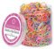 JASVERLIN Bunte Haargummibänder, Mini Multicolor Gummibänder Haar Kleinkind Baby Frisuren Mädchen Pferdeschwänze 1000 Stück