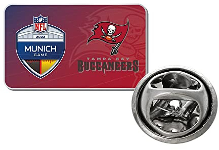 Great Branding NFL Munich Game Pin Badge Anstecknadel Tampa Bay Buccaneers