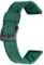 Kai Tian Hochwertiges Armband 20mm Dauerhaft Gummi Silikon Uhrenarmband für Männer und Frauen Grün+Schwarze Schnalle