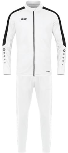 JAKO Kinder Trainingsanzug Polyester Power, Weiß, 140