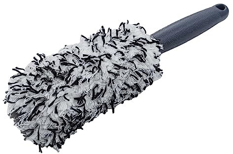 Cura della manutenzione del veicolo | Pulizia dei dettagli auto | Spazzole morbide per la pulizia delle ruote, spazzola per manutenzione del veicolo, spazzola per ruote con manico lungo, pulizia delle