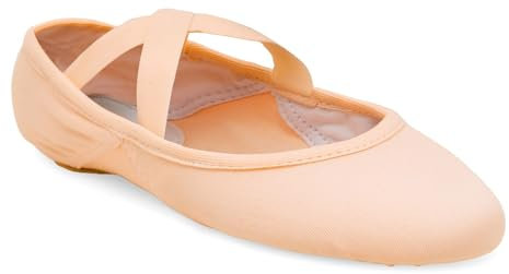 Rumpf 1007 Pique Ballettschläppchen vegan hellpink 44.5 EU, 10.5