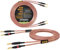 WORLDS BEST CABLES Van Damme 2 x 2.50 mm2 (2x 14AWG) - 3.5 Meter – 99.99% UP-LCOFC Figure-8 Audiophile Hi-Fi Speaker Cable Pair w/Eminence Gold Plated Banana Plugs