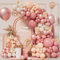 Kit Arco Palloncini Palloncini Rosa Gold,Arco Di Palloncini Rosa Antico 102 Pz Con Palloncini Oro Rosa Palloncini Bianchi, 18 12 10 5 Pollici Palloncini Per Matrimonio Battesimo Decorazioni Compleanno