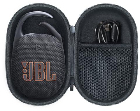 Custodia per JBL Clip 5 /Clip 4 Eco impermeabile altoparlante portatile da viaggio, solo borsa (nero)