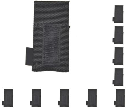 Mealoodiousmusea 10 set Diving Slicer Cover Professional Washable Belt Mountable Covers Outdoor Activity Watersport Freediving Snorkelling Swim Pouch Black