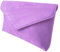 Leah Ward Women's Faux Suede Leather Clutch Bag, Clutch Bag For Wedding, Party Evening Purse Handbags For Prom (Lilac)