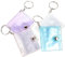 FUNOMOCYA 4 stücke Mini Fotoalbum Keychain Ornament Erinnerungen Foto Box Foto Karten Album