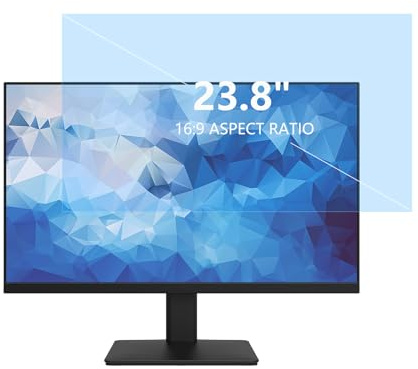 Koelaa Anti Blaulichtfilter 23.8 Zoll für 16:9 Seitenverhältnis Monitor, Blaulicht Blockierende Displayschutz, Anti Blendschutz Displayschutz, Augenschutz, Abnehmbarer Displayschutzfolie-23.8 (16:9)
