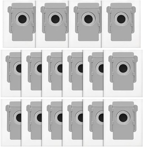 Lot de 16 Sacs d'aspirateur pour Q Revo/Qrevo Pro/Qrevo MaxV/Qrevo S/Qrevo Master/Qrevo Slim/Qrevo,Sac de Rechange pour Q Rechange Accessoire Kit,Accessoires Sac Poussière de Rechange