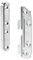 Hettich Bettbeschlag, Länge 100 mm, Stahl verzinkt, 4 Stück 89167