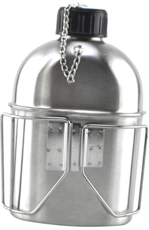 GOOHOCHY Borraccia Termica Acciaio Inossidabile Da Kettle Portatile Per Camping e Leggera Per Escursioni e Attività All Aperto Senza Perdite