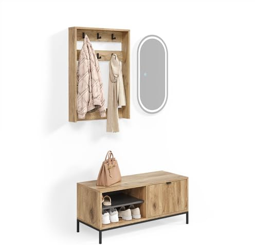 Livinity Garderobe Aterno, Viking Oak, Set, 3 Teile
