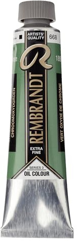 Rembrandt Oil Colour Tube 40 ml Chromium Oxide Green 668