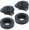 BESTPRICE 2x Domlager vorne links & rechts passend Kompatibel mit FORD FIESTA Mk5 (JH_, JD_), FUSION (JU_), MAZDA 2 (DY)