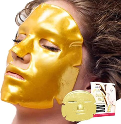 20 x New Infinitive Beauty Crystal 24K Gold Powder Gel Collagen Face Mask Masks Sheet Patch