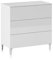 Habitdesign Habitdesign 007833BO Commode style nordique Finition blanche Brillante