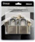 2er Set Vorhängeschlöss gleichschließend Schloss 3x Generalschlüssel + 6 Schlüsseln 50mm