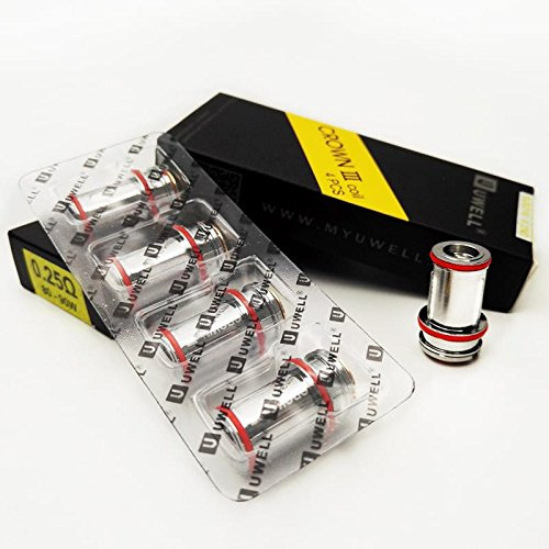 Uwell Crown 3 Verdampferköpfe 0.25 / 0.4 / 0.5 Ohm 4er Pack, Zubehör/Widerstand:0.5 Ohm
