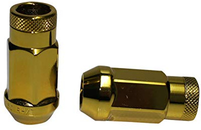 Japan Racing Lug Nuts M12 x 1,25 dadi Forged Steel Gold 20 pezzi in acciaio