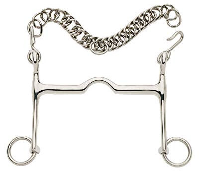 Lorina Tom Thumb Kandare (5in / 125mm) (Silber)