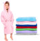 Twinzen - Accappatoio Bambini Cotone : Ragazzo e Ragazza - 100% Cotone OEKO-TEX® Senza Prodotti Chimici - 2 Tasche, Cintura, Cappuccio con Orecchie