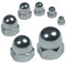 100 Stück M6 Hutmuttern Edelstahl DIN 1587 hohe Form A2 V2A Muttern