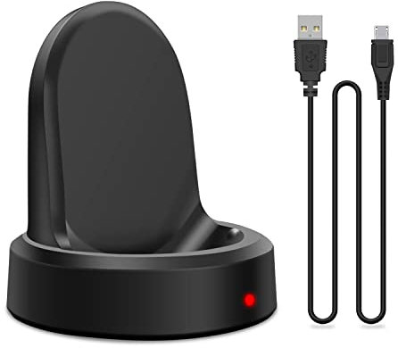 Samsung Gear S3 Watch Charger, S4 S2 Wireless Qi Charging Cradle Dock for Classic/Frontier Smartwatch