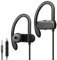 C G CHANGEEK Sport Headphones with Microphone, Running Earbuds with Wrap-Around Ear Hooks, Ideal for for Workout Gym Exercise, Wired Ea...