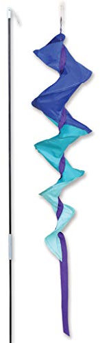 Premier Kites SoundWinds Fusilli Windsack, klein, Blau